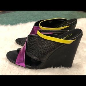 Paper Fox Multi Media Criss Cross Wedges, Size 8